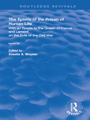 cover image of The Epistle of the Prison of Human Life